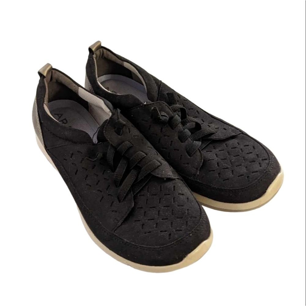 Aravon Wembly Lace Black Sneaker